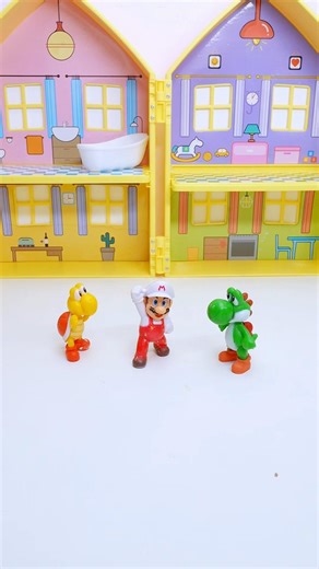 Satisfying Transformation! White Mario vs Giant Yoshi, Turtle: Just let me sleep 💤