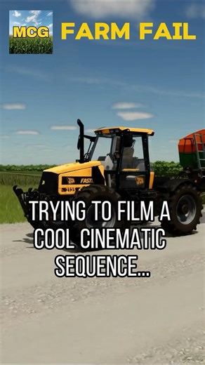 Filming a Cinematic Sequence...Wait for it #farmingsimulator25 #fail #fs25 #fs25gameplay #shorts