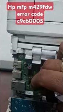 hp mfp429fdw error code c9c60005 solution #printer #hpsmart #hpmfp #printerrepair #epson