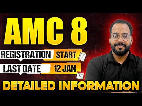 AMC 8 Registration Start | American Mathematics Competition | Detailed Information | Olympiad Wallah