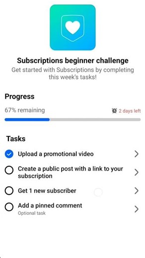 How to Facebook Subscription Beginner challenge||subscription Beginner challenge poora kese kare
