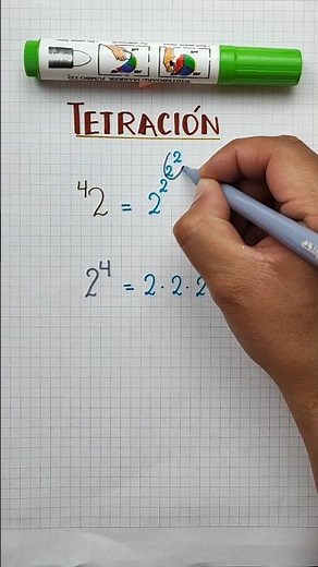 Tetration vs. Potentiation 🤓✌️ #ingedarwin #mathematics