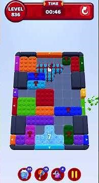 Color Block Jam Level 836 Solution Walkthrough #colorblockjam #gaming #colorblockjamgame #games