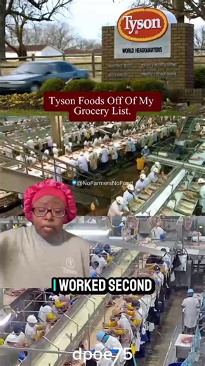 Tyson Worker Reveals Shocking Chicken Factory Conditions ~ "Everyone except the older people came to work drunk"A former Tyson employee claims the meat was often green, yellow, or had holes, with some batches so bad even McDonald’s rejected them. Supervisors allegedly told staff to “run it anyway.” The discoloration is consistent with 'Green Muscle Disease', caused by rapid growth and stress in chickens.