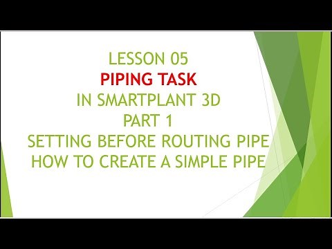 [SP3D]/LESSON 05/PART 1/PIPING TASK