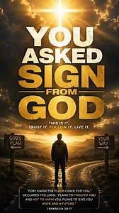 YOU ASKED FOR A SIGN FROM GOD 🙏