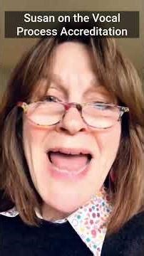 This is a Voice - the “little blue book” led me here. Susan on the Vocal Process Accreditation
