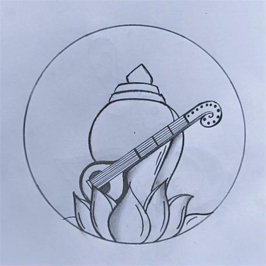 Basant panchmi drawing #basantpanchami #saraswatipuja #drawing #indianfestival #shorts