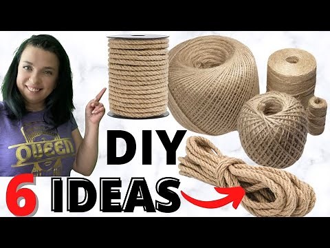6 Amazing Ideas from Jute Twine for Everyday | Jute Rope Craft Ideas |