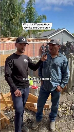 What’s the Biggest Difference Between Concrete and Gunite? #Shorts