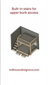 Queen Over King Bunk Bed?! 🔥 Built-In Storage Dream | Design #187