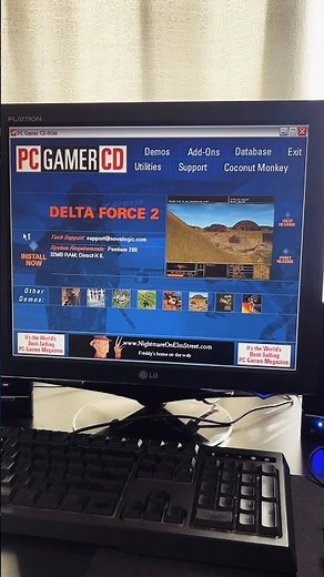 Installing Delta Force 2 from a PC Gamer magazine demo CD #alienware #pcgaming #nostalgia #oldgames