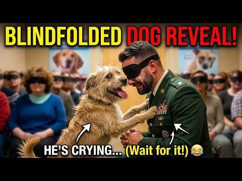 Blindfolded Soldier Breaks Down When THIS Shelter Dog Chooses Him 😭❤️ Adoption Day #26