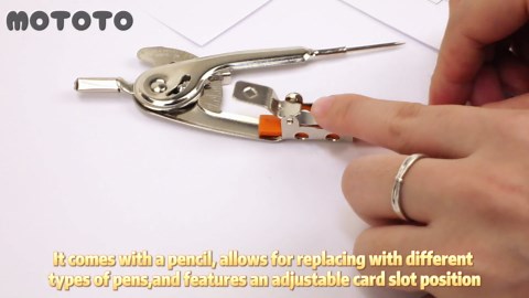 2 Pack Geometry Tool Set, Math Compass for Geometry and 6 Inch Protractor Set Include Metal Compass with Pencil and Clear Plastic Protractor for Student Classroom Office Woodworking Art Drawing