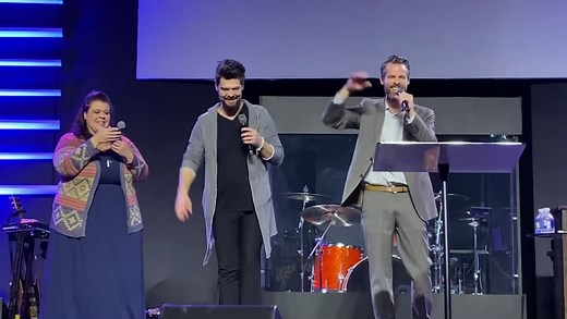 We were blessed by 3/5’s of The Crabb Family singing to us this morning. @terah_crabb_penhollow @jasoncrabbmusic @aaroncrabb79 | Restoring Hope Church