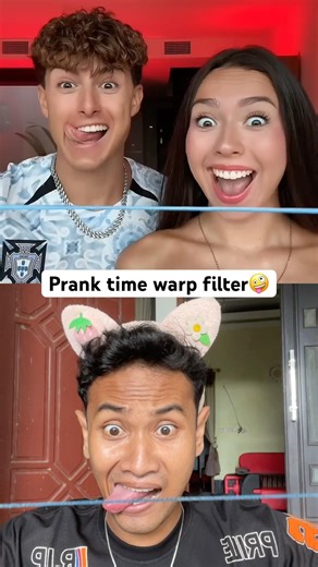 Time warp filter prank🧩⏳ #viralvideo #filtertransition #funny #trending #shorts
