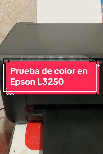 Prueba de Color en la Impresora Epson L3250