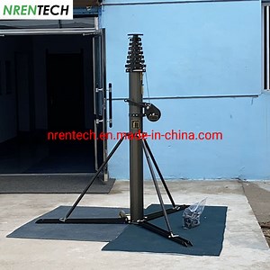 [Hot Item] 12m Aluminum Manual Operation Telescopic Mast-Mobile Telescoping Mast-Radio Antenna Mast