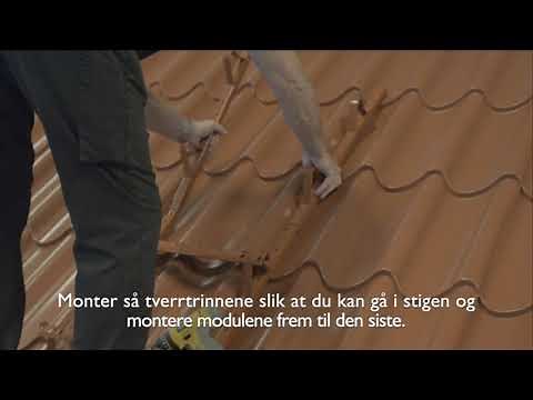 TB Takstige universal, montering på takpanner