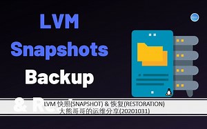 大熊哥哥的运维分享(20201031) - LVM的快照(Snapshot)与恢复(Restoration)