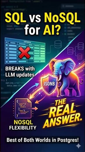 SQL vs NoSQL for AI? (The Real Answer)