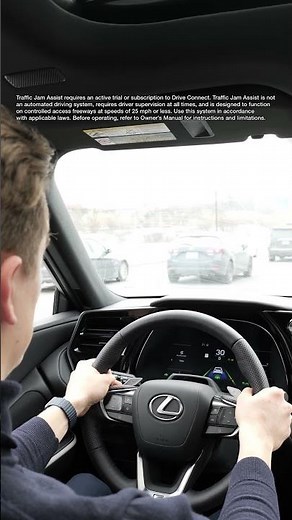 Traffic Jam Assist feature on the Lexus TX
