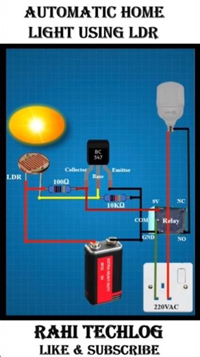 Auto ON/OFF Light using LDR | Smart Home Project ⚡