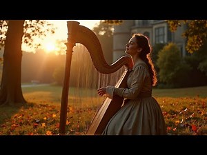 Calm Autumn Harp Music | Soothing Melodies for Relaxation & Meditation in Fall