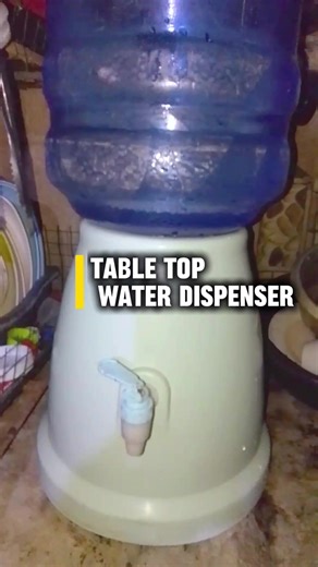Table Top Water Dispenser with faucet #roundplastictabletopwaterdespenser #roundplastic #tabletopdispenser #roundwaterdispenser #waterdispenser