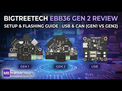 BigTreeTech EBB36 Gen 2 Review + Setup & Flashing Guide | USB & CAN (Gen1 vs Gen2)