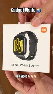 Cheap android watch for active person 🤩 #gadgetworldasia #ilovegadgets #redmi #redmiwatch5active
