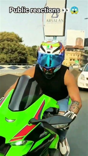 Public Reactions 👀😱 Kawasaki Bike 🏍️ #animatic #zx10r #kawasaki #superbike #publicreaction #shorts