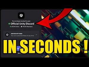 HOW to JOIN UNITY DISCORD SERVER ✅PC & MOBILE✅