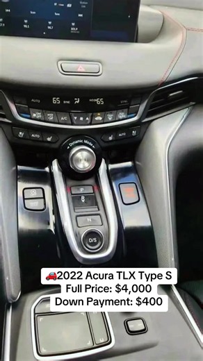 🚗2022 Acura TLX Type S Full Price: $4,000 Down Payment: $400 Mileage: 57k miles Color: Black Exterior / Black Interior Wheels: Performance Wheels Highlights: • One-owner vehicle • Super clean inside and out • Title in hand • Drives strong with no issues • Free engine & transmission warranty (90-day coverage) • In-house financing available • Nationwide shipping available Description: This 2022 Acura TLX Type S is in excellent condition with only 16K miles. Black on black, performance wheels, pow