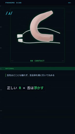 tsとchの違い、舌の離し方が全然違う【3D舌アニメ解説】#Shorts