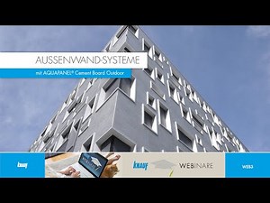 WEB3 — Außenwandsysteme in Stahlleichtbaukonstruktionen mit AQUAPANEL® Outdoor