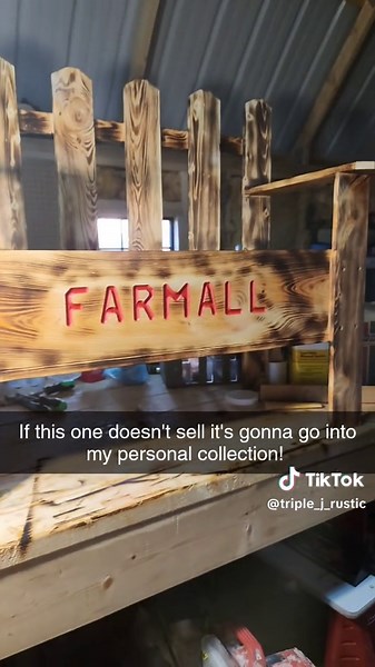 Woodworking Project Featuring Farmall Tractors