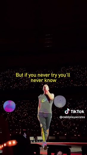 Coldplay Fix You Concert Experience