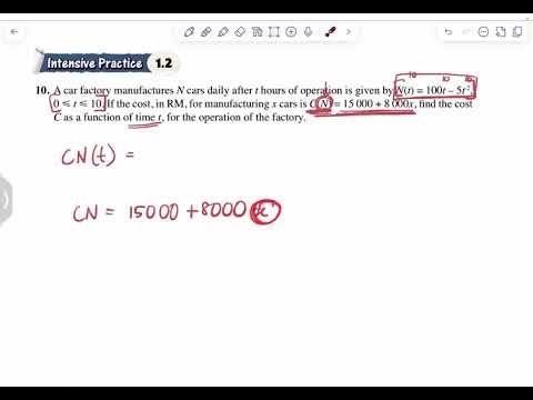 Intensive Practice 1.2 - Q10 | Add Maths Textbook | Form 4 | Chapter 1