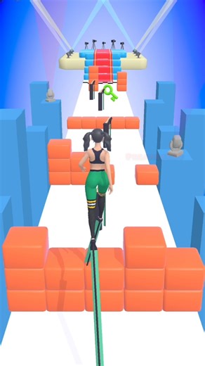 High Heels with beauty girl 👠Tallest Heel Run Challenge Ever #shorts #viralgaming #youtubeshorts