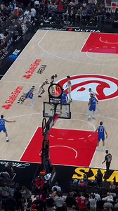 Hawk-eye view of a Jalen 3 👁️ | Atlanta Hawks