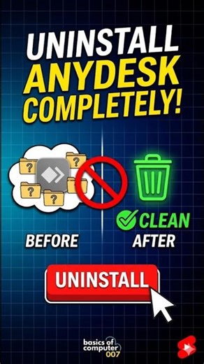 How to Uninstall AnyDesk Completely (Step-by-Step) 💻 #windows