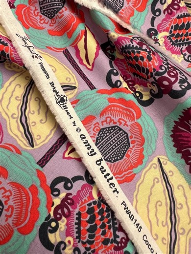 Amy Butler Coco Bloom Fabric PWAAB145 for Freespirit, OOP - Etsy