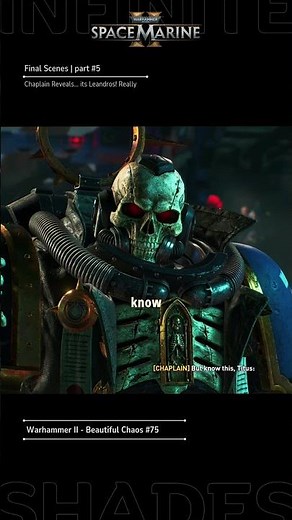 Chaplain reveals himself | Final Scenes #5 | Space Marine 2 SHORTS #warhammer40k