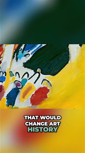 The moment Kandinsky broke every art rule and changed everything #abstractart #arthistory #shorts