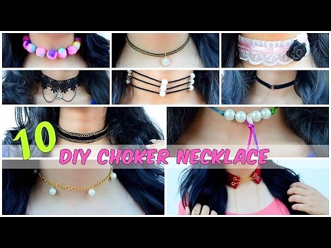 DIY: 10 Quick And Easy Choker Necklace