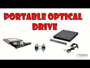 Portable optical drive - How to connect it