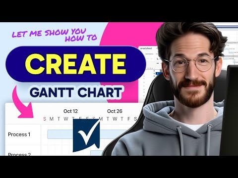 How to CREATE a GANTT CHART in Smartsheet (Step by Step)