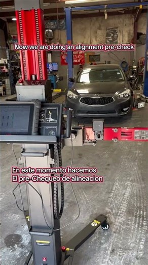Alignment pre-check with the new Tool AUTEL IA700 ADAS calibration system. #automobile #mechanic