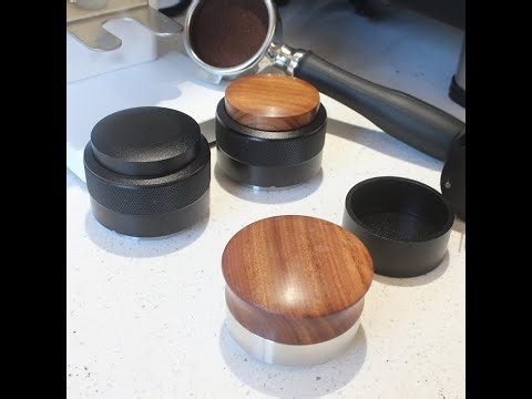 ☕ Stainless Steel Espresso Hand Tamper – 2-in-1 Coffee Tool